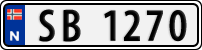 License plate of Norway, Trailers, motorcycles, special vehicles