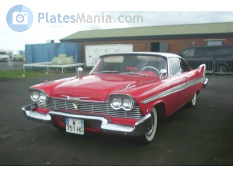 W-751-HG, Plymouth Fury