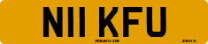 License plate of the United Kingdom, 1983 year system