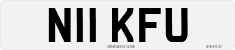 License plate of the United Kingdom, 1983 year system