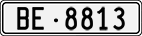 License plate of Switzerland, Cars