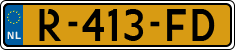 License plate of the Netherlands, Cars