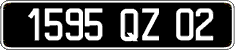 French license plate, FNI