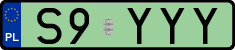 License plates of Poland, Vanity Plates