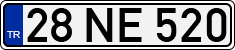 License plate of Turkey, Regular plates
