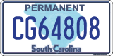 South Carolina, Permanent (AB12345)