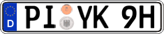 German license plate, Plates for oldtimers (type 