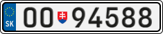 License plate of Slovakia, Vanity Plates