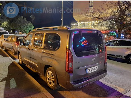 KA 2738 BM, Toyota ProAce City