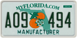 Florida, Manufacturer (A12 345)