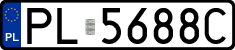 License plates of Poland, Regular car plates