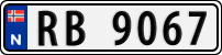 License plate of Norway, Trailers, motorcycles, special vehicles
