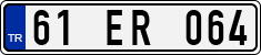 License plate of Turkey, Regular plates