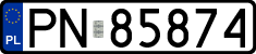 License plates of Poland, Regular car plates