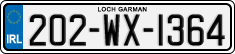 License plate of Ireland, Regular plates