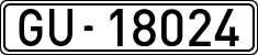 License plates of Spain, 1900 year series