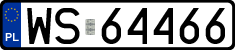 License plates of Poland, Regular car plates