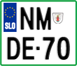 License plate of Slovenia, Motorcycles