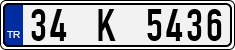 License plate of Turkey, Regular plates