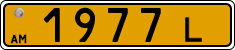 License plate of Armenia, Public transport