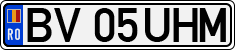 License plate of Romania, Regular plates