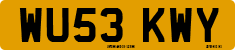 License plate of the United Kingdom, 2001 year system