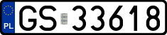 License plates of Poland, Regular car plates