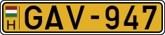 license plates of Hungary, Commercial vehicles (1990)