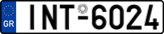 License plate of Greece, Cars