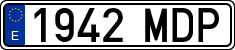 License plates of Spain, Ordinary (2000)