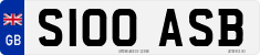 License plate of the United Kingdom, 1983 year system