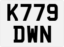 License plate of the United Kingdom, 1983 year system