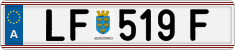 License plate of Austria, Regular plates