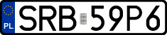 License plates of Poland, Regular car plates