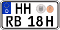 German license plate, Plates for oldtimers (type 