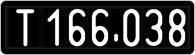 License plate of Austria, 1947 year system