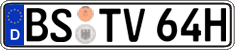 German license plate, Plates for oldtimers (type 