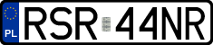 License plates of Poland, Regular car plates