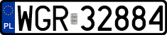 License plates of Poland, Regular car plates