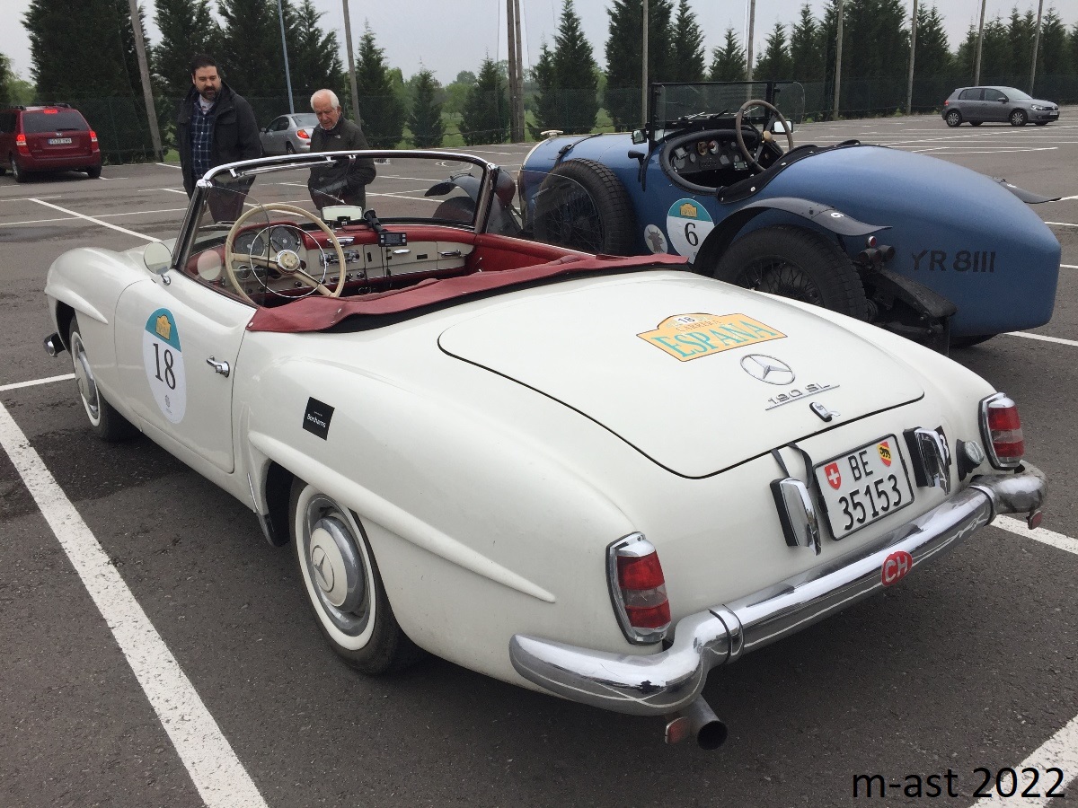 BE 35153, Mercedes-Benz SL-Klasse 1st gen 190 SL (W121), 1955–1963