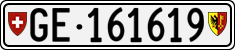 License plate of Switzerland, Cars