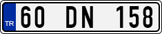 License plate of Turkey, Regular plates