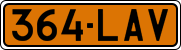 License plate of Finland, Special vehicles