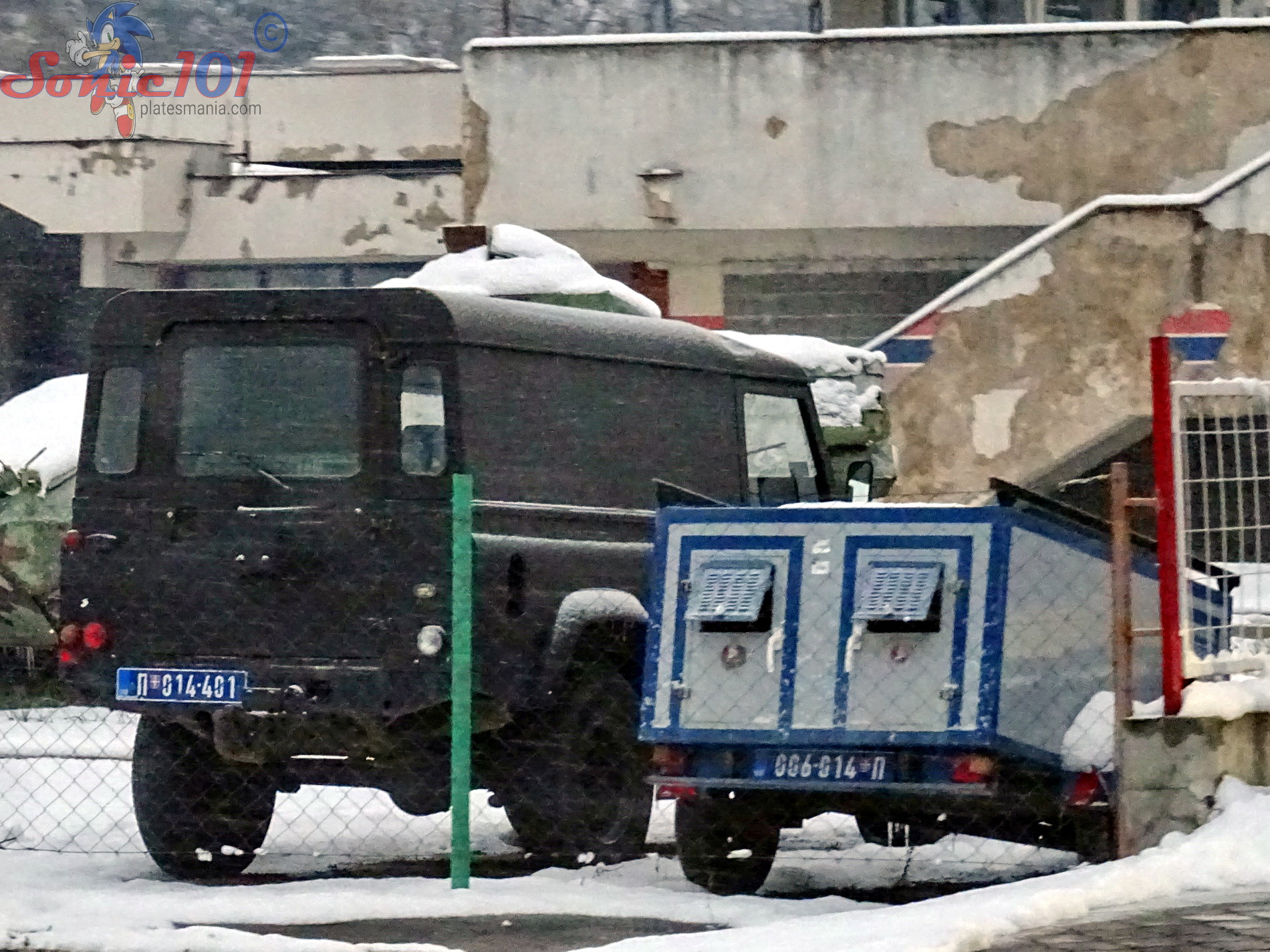 П 014-401, Land Rover Defender 1st gen 110
