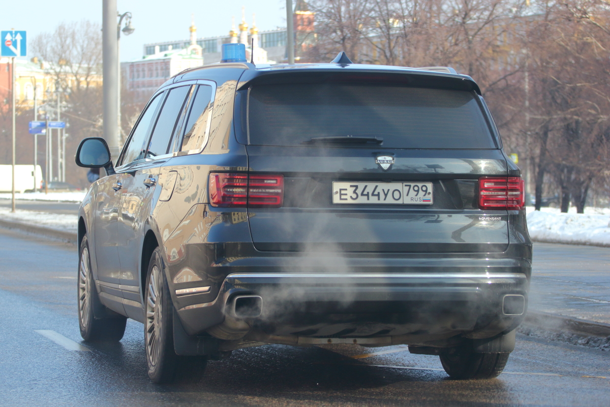 е 344 уо 799, Aurus Komendant 2022–