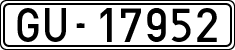 License plates of Spain, 1900 year series