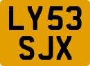 License plate of the United Kingdom, 2001 year system
