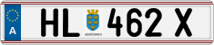 License plate of Austria, Regular plates