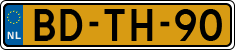 License plate of the Netherlands, Heavy Commercial Vehicles (1994 system)