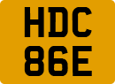 License plate of the United Kingdom, 1963 year system